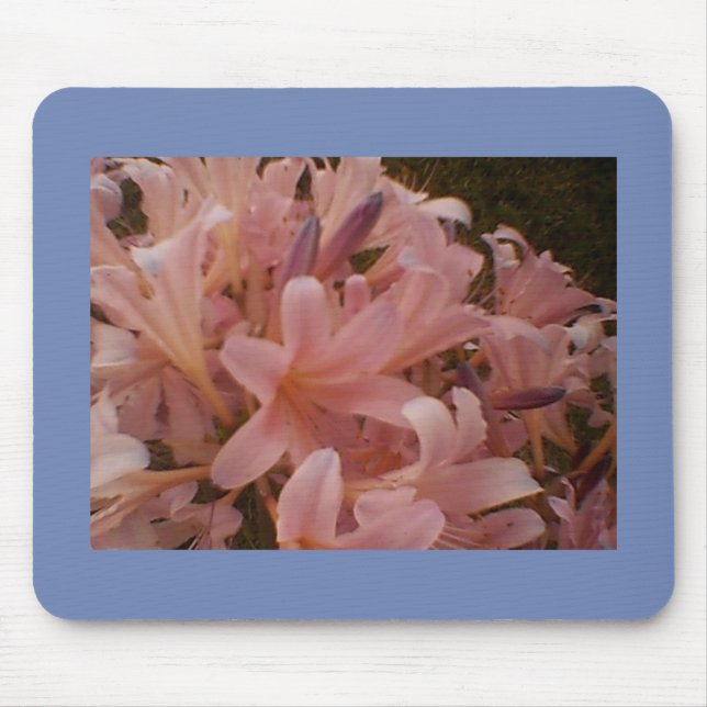 Pink Blooms Mouse Mat (Front)