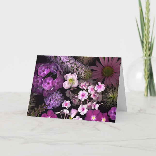 Pink Blooms of June Card (Front)