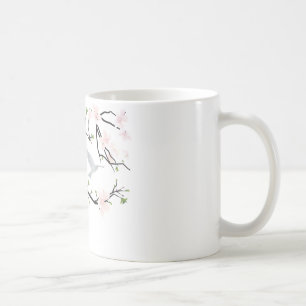 Pink Blossom Bird Coffee Mug