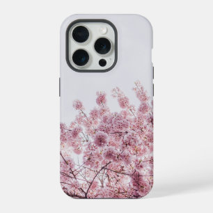 Pink Blossom Floral iPhone 15 Pro Case