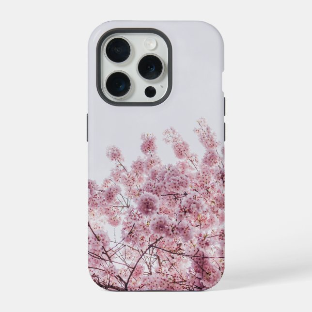 Pink Blossom Floral iPhone Case (Back)