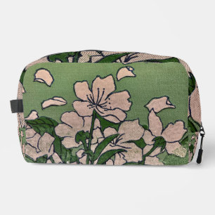 Pink Blossom Green Dopp Kit