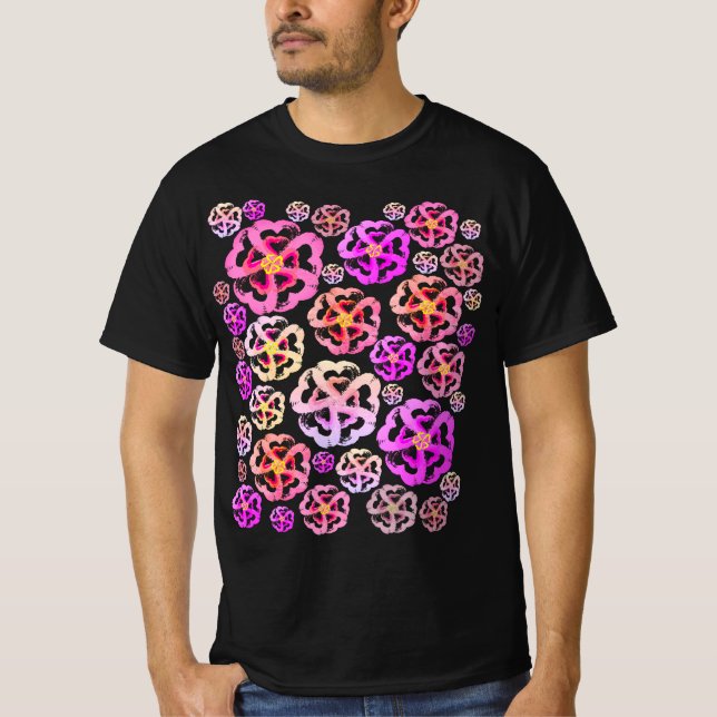 Pink Blossom Hearts T-shirt (Front)