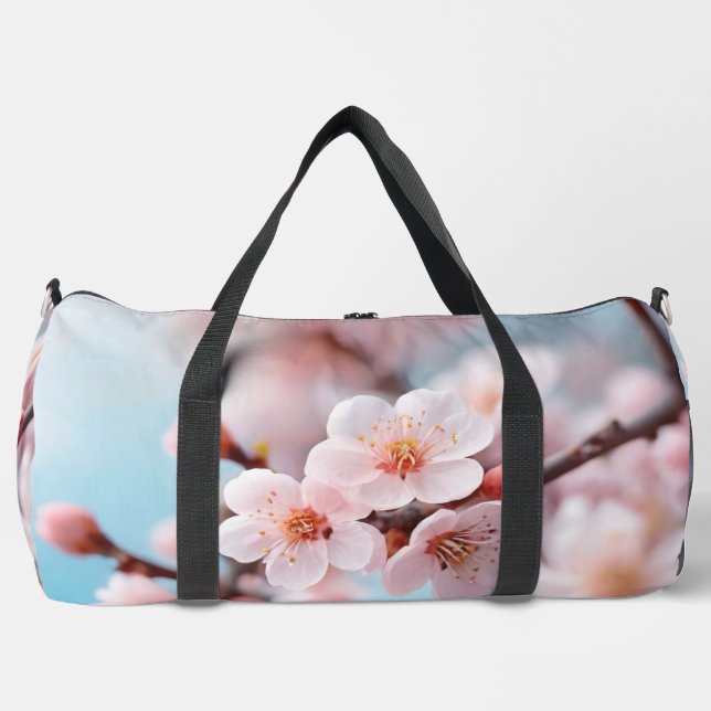 Pink Blossom Magic Duffle Bag (Front)