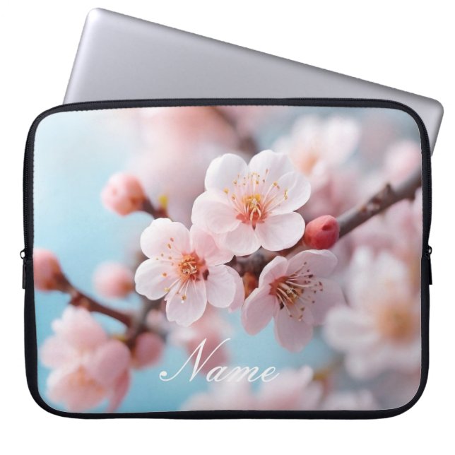 Pink Blossom Magic  Laptop Sleeve (Front)
