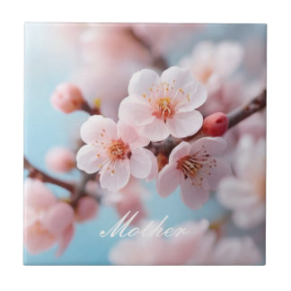 Pink Blossom Magic  Tile