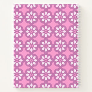 Pink Blossom Retro Notebook