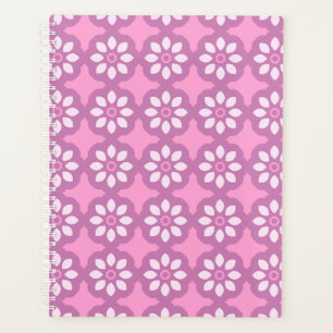 Pink Blossom Retro  Planner