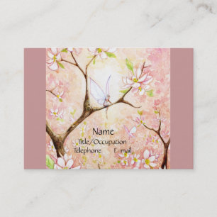 Pink Blossom View Business Card