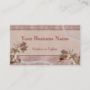Pink Blossoms Business Card