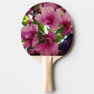 Pink Blossoms floral  Ping Pong Paddle