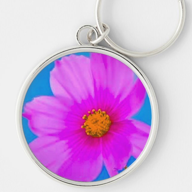 Pink Blossoms Key Chain (Front)