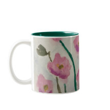 Pink Blossoms Pop Mug
