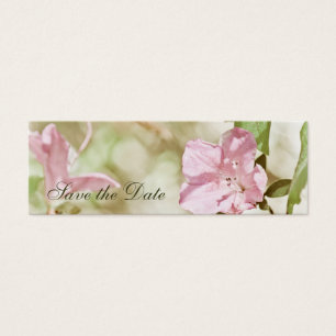 Pink Blossoms Wedding Save the Date