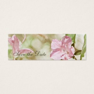 Pink Blossoms Wedding Save the Date