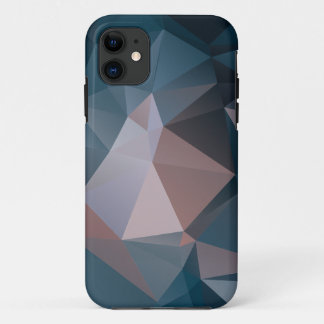 Pink Blue Abstract Pyramid Pattern Case-Mate iPhon iPhone 11 Case