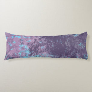 pink blue and purple  body cushion
