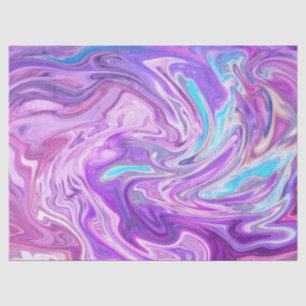 pink blue and purple swirls tissue paper