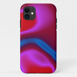 pink blue and red iphone case
