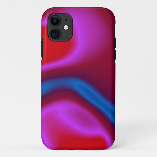 pink blue and red iphone case (Back)