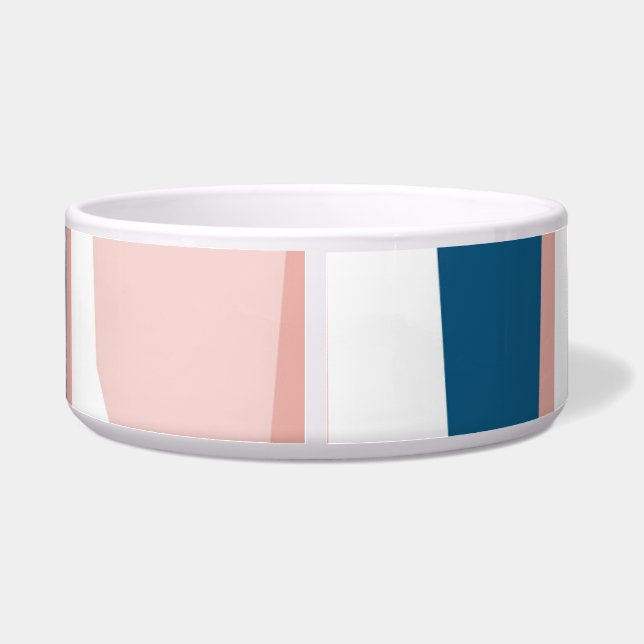 Pink blue and white Abstract (Back)