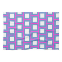 Pink Blue Colourful Squares Modern 4Sascha