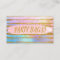 Pink Blue Gold Children's Birthday Party Favor Bag