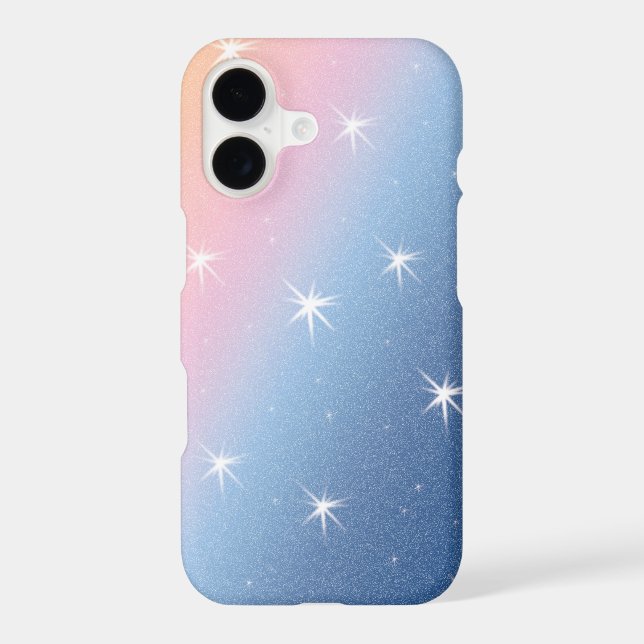 Pink Blue Gradient Glitter (Back)