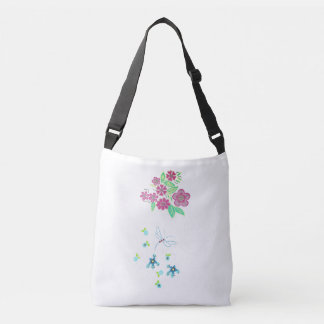 Pink, Blue & Green Design Tote
