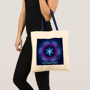 Pink-Blue Magen Tote Bag
