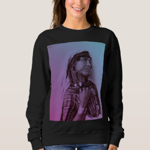 Pink Blue Maghreb Tunisian Traditional Girl Woman Sweatshirt