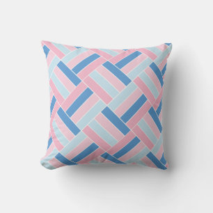 Pink & Blue Mosaic Cushion