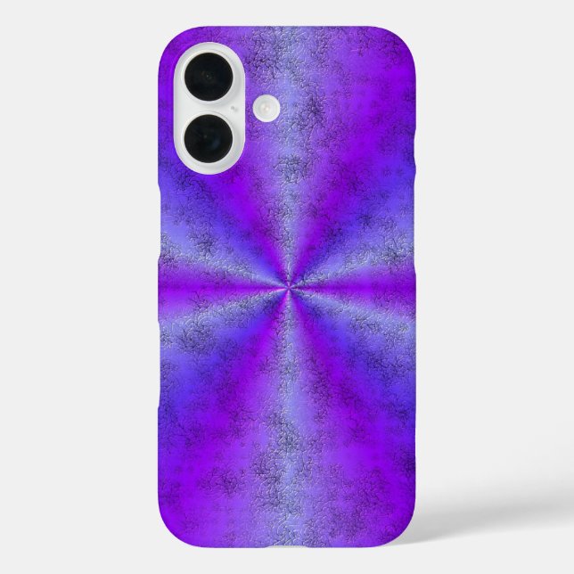 Pink Blue Rainbow in Elephant Skin Leather Optik Case-Mate iPhone Case (Back)