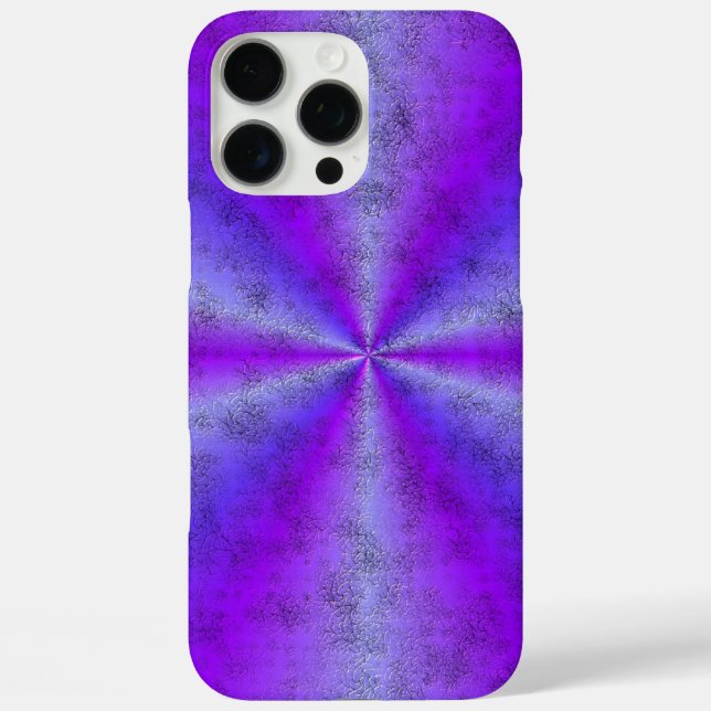 Pink Blue Rainbow in Elephant Skin Leather Optik Case-Mate iPhone Case (Back)