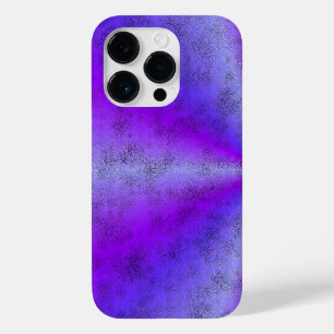 Pink Blue Rainbow in Elephant Skin Leather Optik Case-Mate iPhone 14 Pro Case
