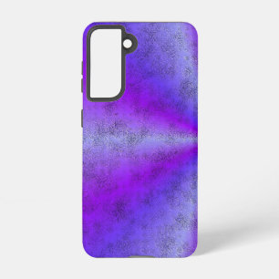 Pink Blue Rainbow in Elephant Skin Leather Optik Samsung Galaxy Case