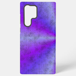Pink Blue Rainbow in Elephant Skin Leather Optik Samsung Galaxy Case