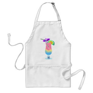 Pink & Blue Tropical Drink Standard Apron