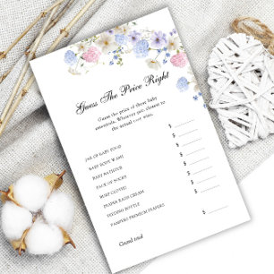 Pink Blue Wildflower Gender Reveal Guess The Price