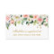 Pink Blush Bridal Shower Gold Registry Insert Card