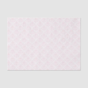 Pink Blush Damask Floral Traditional Tissue Paper