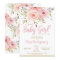 Pink Blush Floral Baby Shower Invitation Girl