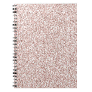 Pink Blush Glitzy Glitter   Notebook
