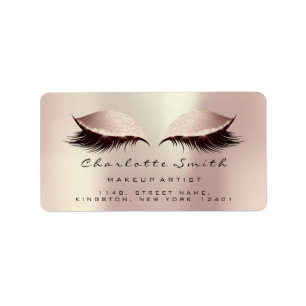 Pink Blush Makeup Artist Lashes Beauty RSVP Label