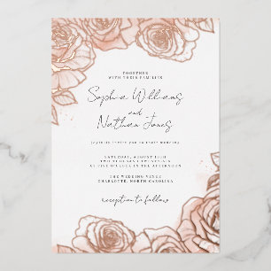 Pink Blush Peach Rose Wedding