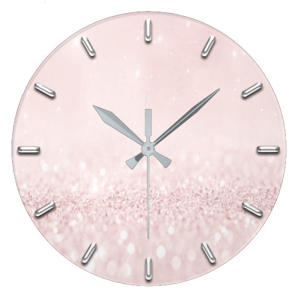 Pink Wall Clocks Zazzle UK