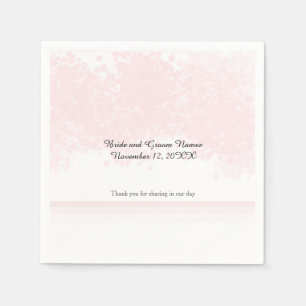 Pink Blush Wedding Elegance Napkin