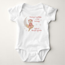 Pink Boho Bear Moon Baby Clothing
