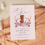 Pink Boho Cowgirl Sweet Sixteen Birthday Invitation<br><div class="desc">Pink Boho Cowgirl Sweet Sixteen Birthday Invitation</div>