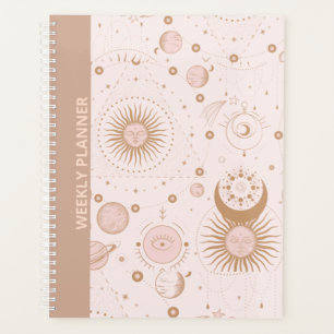 PINK BOHO DESIGN WEEKLY PLANNER